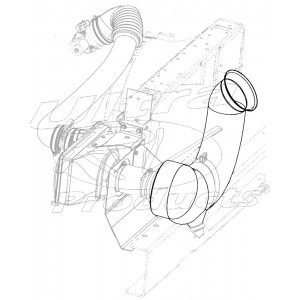 W0000508  - Inlet - Front Air Intake (Tuba)